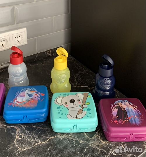 Ланч бокс Tupperware, эко бутылка Tupperware