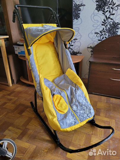 Детские санки коляска