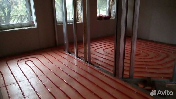 Монтаж отопления водопровода канализации