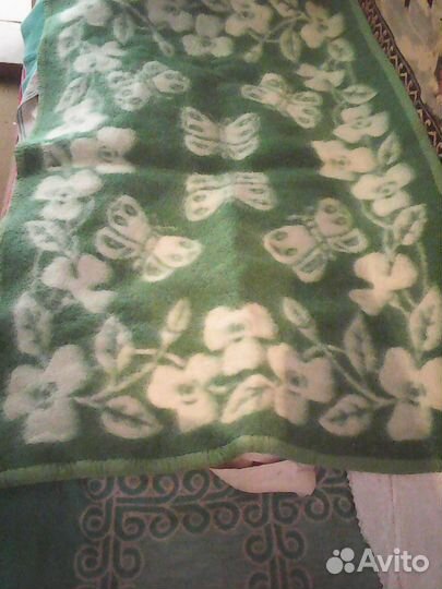 Одеяло шерстяное детское СССР