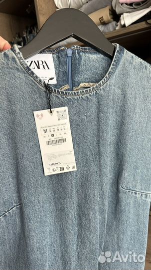 Джинсовое платье Zara M