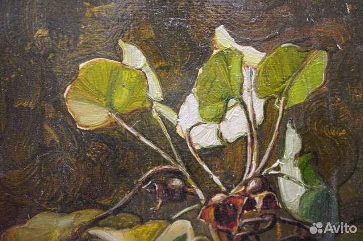 Старинная картина 1914 года - художник Клевер