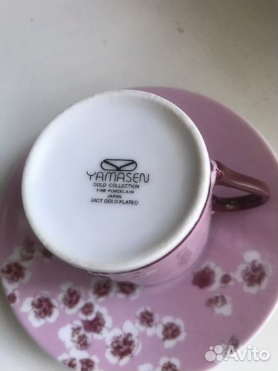 Фарфоровая турка винтаж 1980г и коф пара Япония