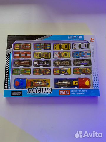 Набор металлических машинок 20 штук