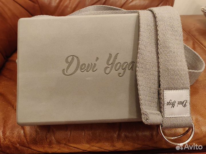 Блоки и ремень для йоги Devi Yoga