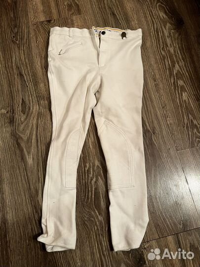 Белые бриджи для верховой езды