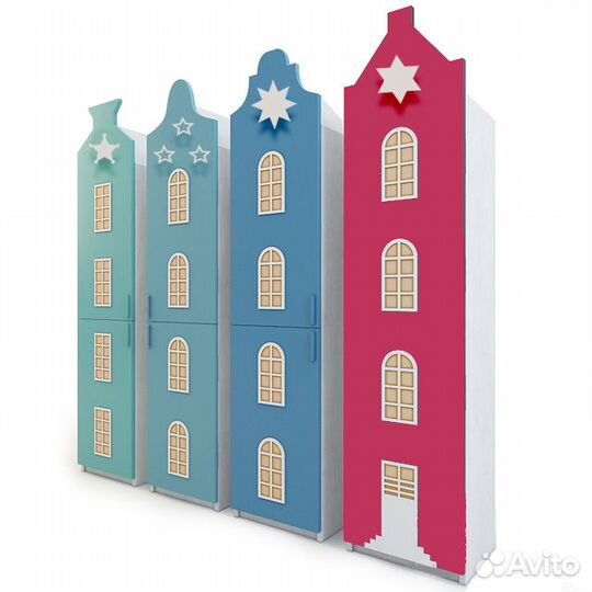 Детские шкафчики. Шкаф в раздевалку детского сада