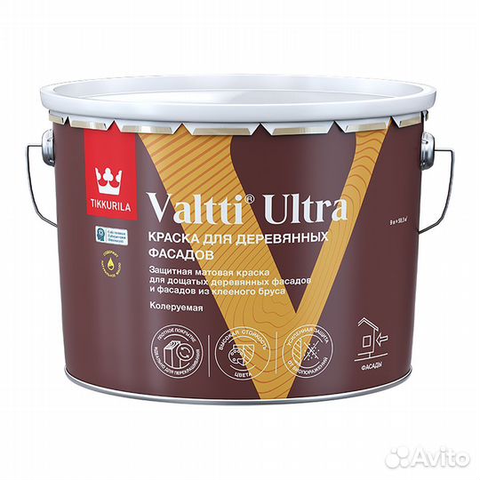 Tikkurila valtti ultra краска для дерев. фасадов С