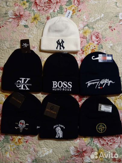 Шапка мужская Calvin Klein, tommy, Boss