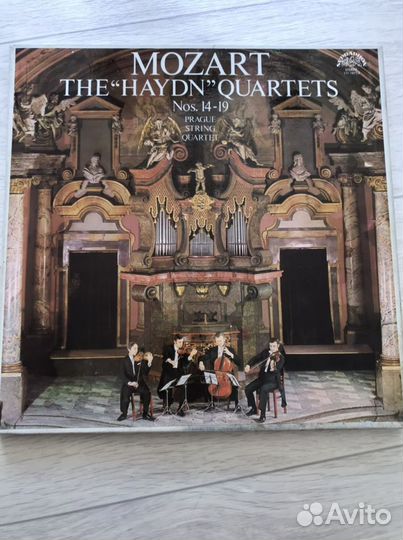 Виниловые пластинки Моцарт “ the haydn quartets”