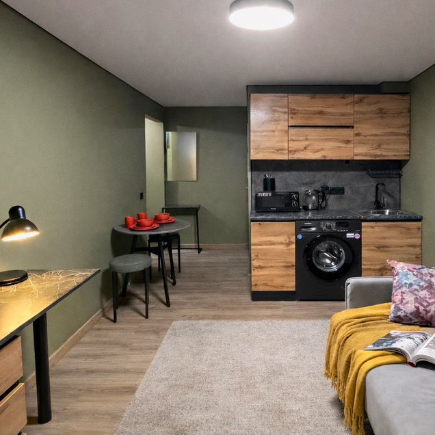 Квартира-студия, 20 м², 1 кровать