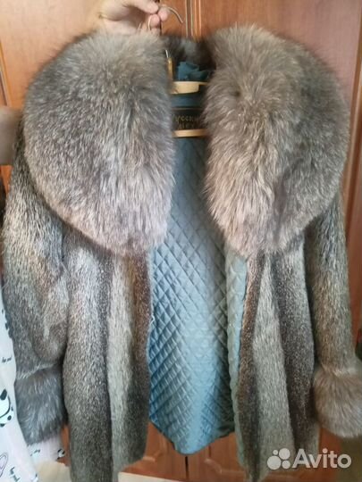 Шубы из Нутрии с песцовым воротником