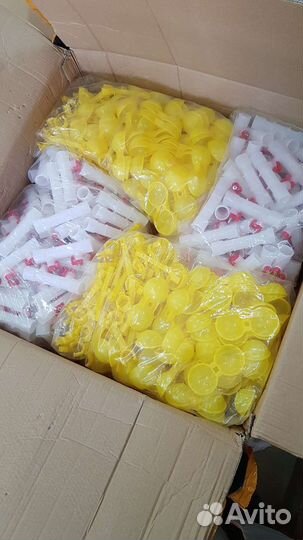 Комплект поилок 100 шт Двойные поилки