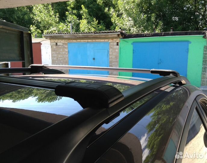 Багажник на рейлинги Киа рио X-line