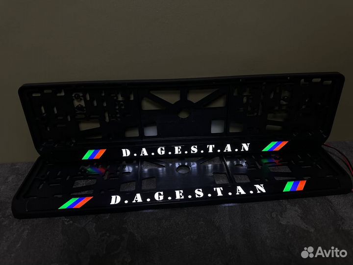 Номерная led рамка с вашим дизайном