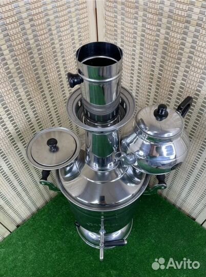 Самовар на дровах новый