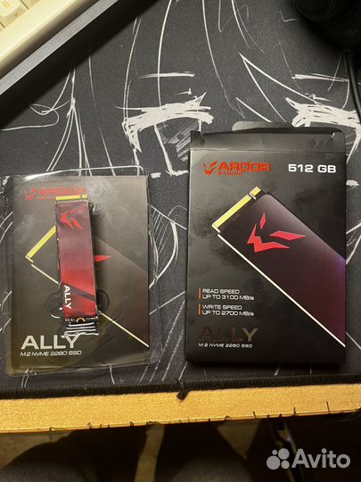 512 гб SSD M.2 накопитель ardor gaming Ally AL1284