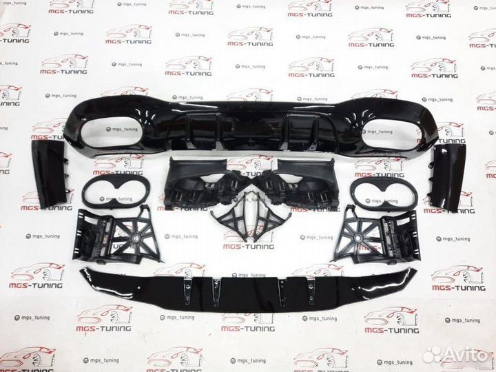 Диффузор Mercedes A-Class w177 А45 AMG (Седан)