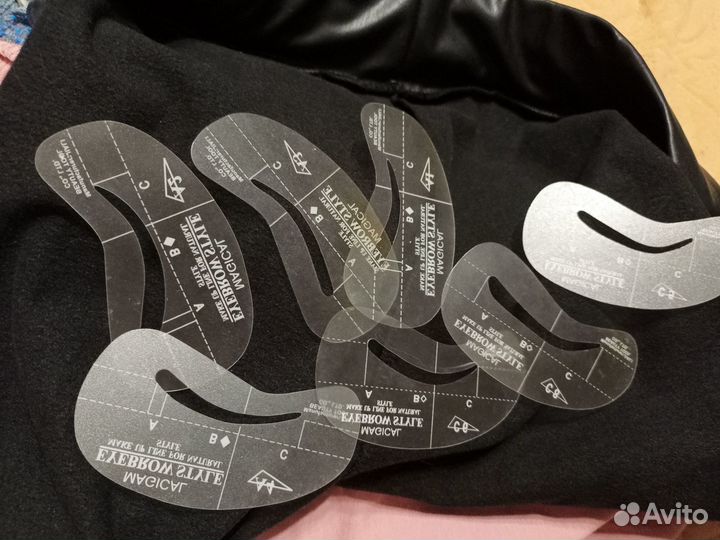 Трафареты для макияжа бровей