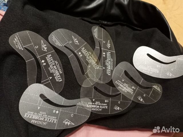 Трафареты для макияжа бровей