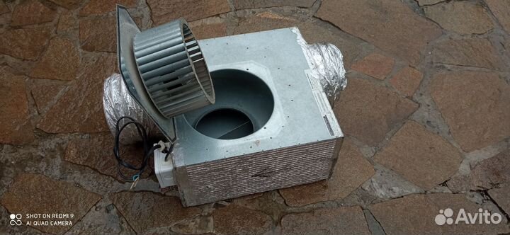 Канальный вентилятор в шумоизолированном корпусе