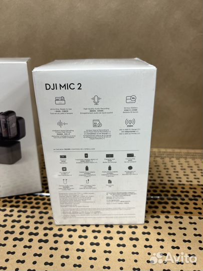 Микрофон dji mic 2 (2TX+1RX + Charging case)