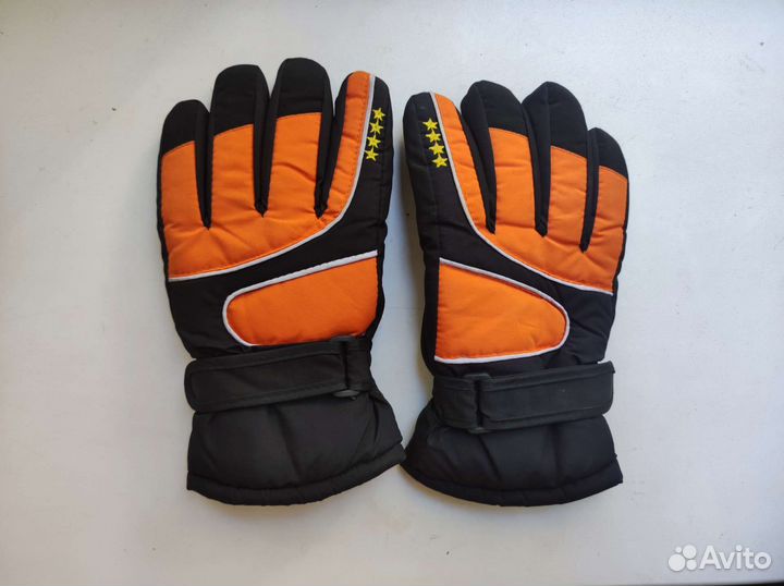Мужские горнолыжные перчатки утеплённые