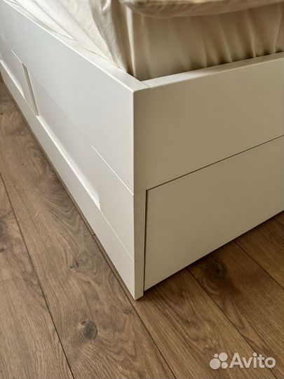 Кровать + матрас 140х200 IKEA бримнес