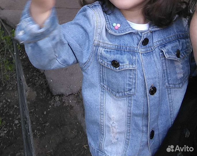 Куртка джинсовая для девочек