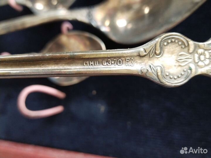 Набор столовых приборов мельхиор СССР