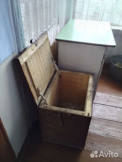 Ящик деревянный для хранения сухих продуктов