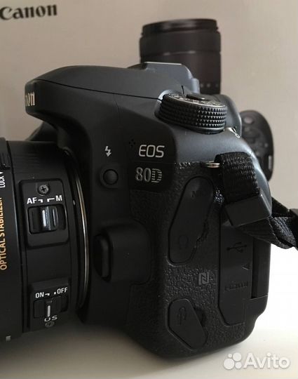 Зеркальный фотоаппарат canon eos 80d+ объективы