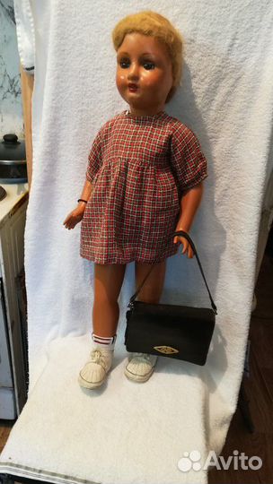 Кукла ходячая антикварная