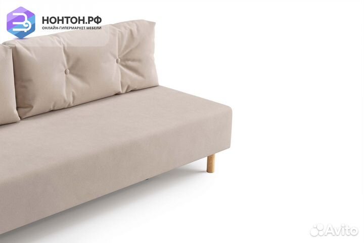 Диван еврокнижка Сайле бежевый