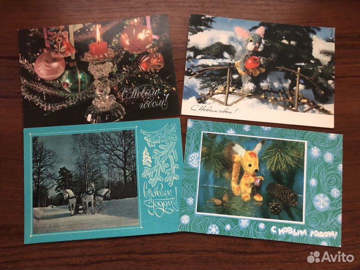 Открытка СССР Новый год