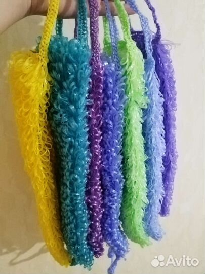 Мочалка ручной работы