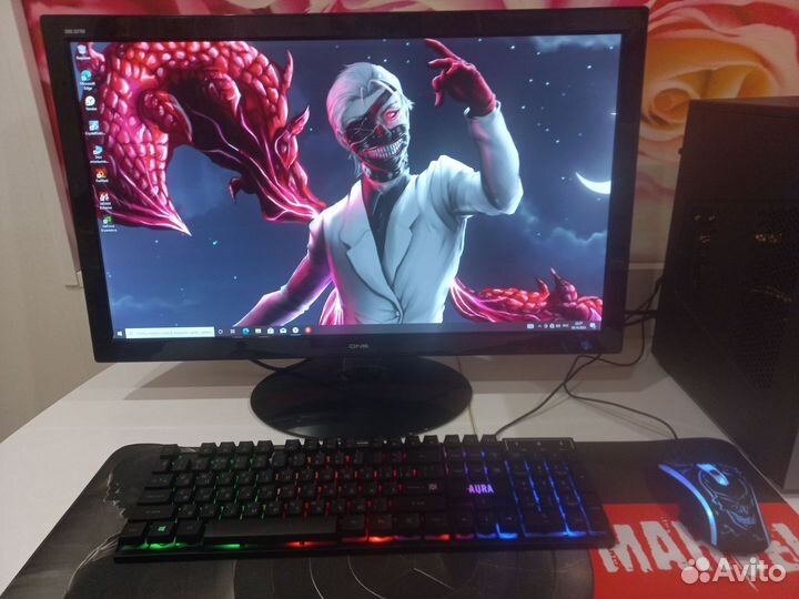 Пк в сборе 4ядра,8озу,gtx660,hdd,моник 27