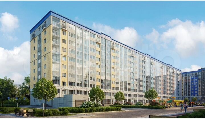 2-к. квартира, 72 м², 6/10 эт.