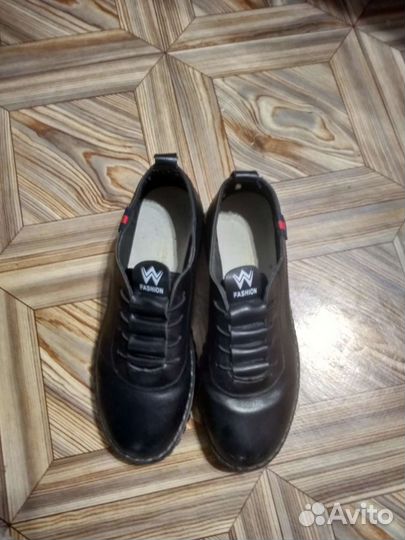 Туфли школьные 38 размер черные