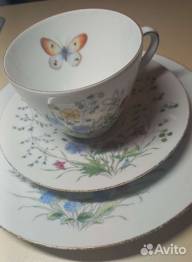 Чайное трио Германия. Фарфор