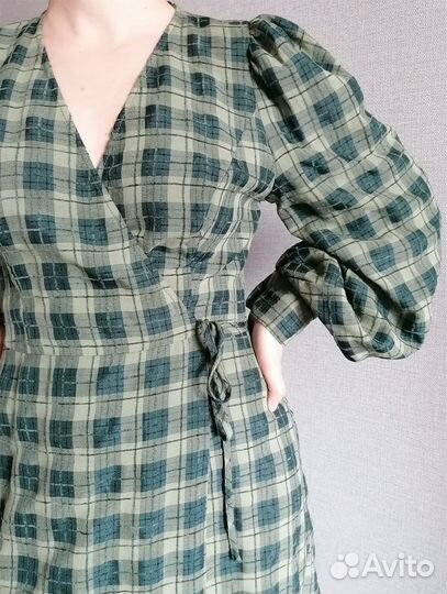 Платье в клетку S