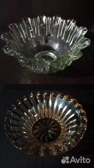 Салатницы Десертницы Цветное стекло СССР