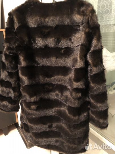 Пальто Zara искусственный мех