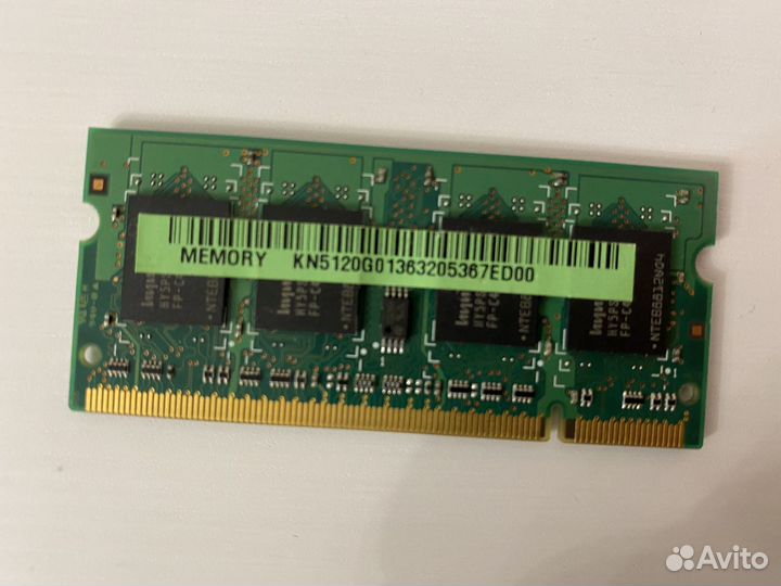 Оперативная память для ноутбука 512Мb