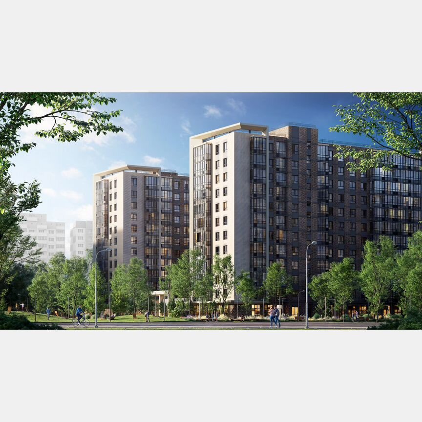 1-к. квартира, 38,7 м², 8/12 эт.