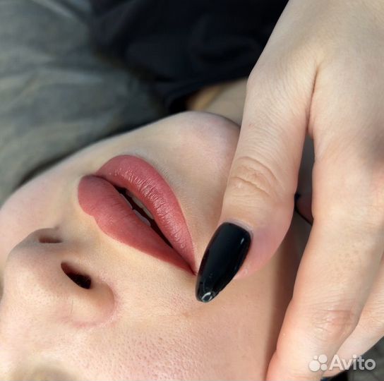 Перманентный макияж бровей и губ+Оформление