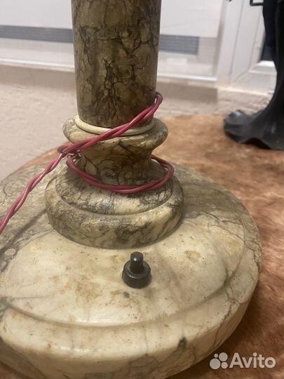 Лампа настольная мрамор сталинский ампир