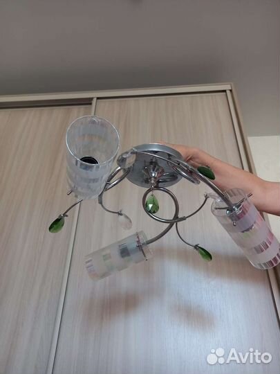 Люстра потолочная бу