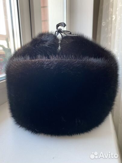 Шапка ушанка мужская норка