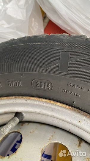 Зимняя резина r 15 185 65 michelin + штампы